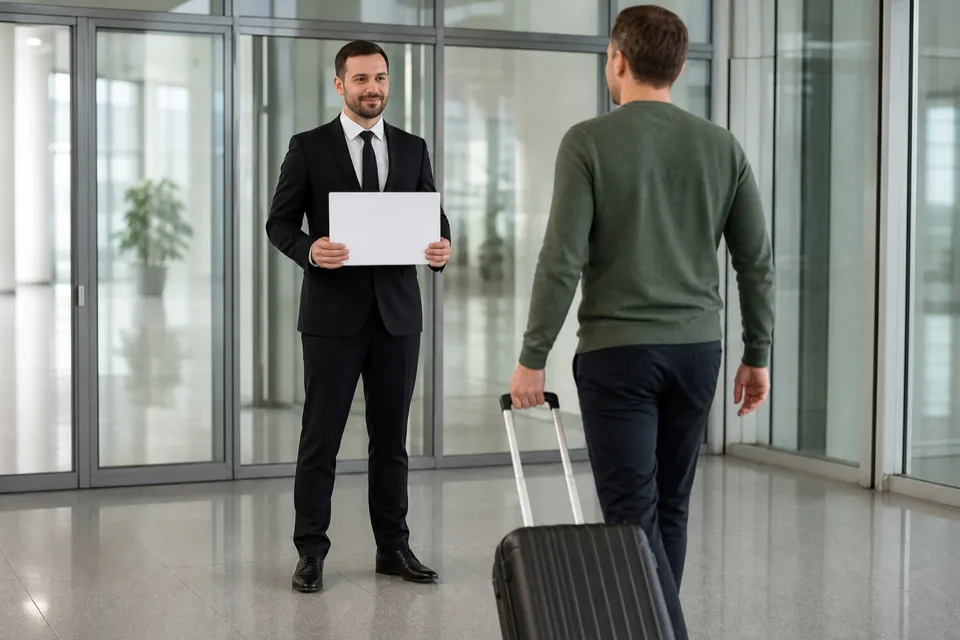 Meet Your Driver at Arrivals